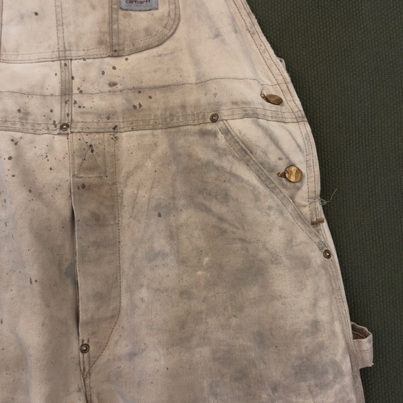 Vintage Carhartt Work Bib Overalls R01 - Picture 3 of 15